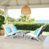 Safavieh PAT7044A Collection Chaston Teak(Grey/Beige Soild)