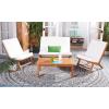 Safavieh PAT7044A Collection Chaston Teak(Natural/Beige)