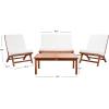 Safavieh PAT7044A Collection Chaston Teak(Natural/Beige)