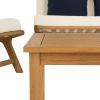 Safavieh PAT7044A Collection Chaston Teak(Natural/Beige Solid)