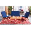 Safavieh PAT7044A Collection Chaston Teak(Natural/Navy)