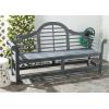 Safavieh Patio Collection Felicity Adirondack Acacia Wood Bench(Ash Grey)