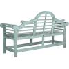 Safavieh Patio Collection Felicity Adirondack Acacia Wood Bench(Beach House Blue)