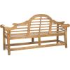 Safavieh Patio Collection Felicity Adirondack Acacia Wood Bench(Natural)