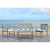 SAFAVIEH 4-Piece Outdoor Collection Burbank Patio Set