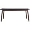 SAFAVIEH Home Collection Brayson Modern Black Rectangle Dining Table(Walnut)