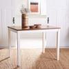 SAFAVIEH Home Collection Izzy White Rectangle 36-inch Dining Counter Table