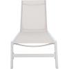SAFAVIEH Outdoor Collection Fionne Silver/Grey Texline Adjustable Chaise Lounge Chair (PAT9038B)(Silver/Beige)