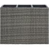 SAFAVIEH Outdoor Collection Rita Natural Woven Rectangular Flower Rack(Grey/Brown)