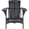 SAFAVIEH Outdoor Collection Vista Adirondack Chair(Dark Slate Gray)