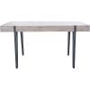 Safavieh Home Alyssa Rustic Industrial Brown and Black Dining Table(Grey Oak)