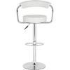Safavieh Home Collection Angus White Adjustable Swivel Gas Lift 25.2-31.5-inch Bar Stool(White)
