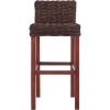 Safavieh Home Collection Cypress Cappuccino Wicker 30-inch Bar Stool(Crocus)