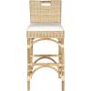 Safavieh Home Collection Fremont Natural Barstool(Natural)