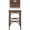 Safavieh Home Collection Fremont Natural Barstool(White/Brown)