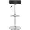 Safavieh Home Collection Jude White Adjustable Swivel Gas Lift 25.6-31.5-inch Bar Stool(Black)