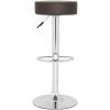 Safavieh Home Collection Jude White Adjustable Swivel Gas Lift 25.6-31.5-inch Bar Stool(Brown)