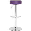 Safavieh Home Collection Jude White Adjustable Swivel Gas Lift 25.6-31.5-inch Bar Stool(Purple)