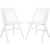 Safavieh Home Collection Wren Grey 19-inch Spindle Dining Chair (Set of 2)(White)
