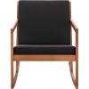 Safavieh Outdoor Collection Vernon Rocking Chair(Natural / Black)