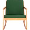 Safavieh Outdoor Collection Vernon Rocking Chair(Natural / Green)