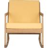 Safavieh Outdoor Collection Vernon Rocking Chair(Natural / Yellow)