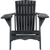 Safavieh PAT6700G Outdoor Collection Mopani Rustic Brown Side Chair(Dark Slate Gray)