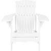 Safavieh PAT6700G Outdoor Collection Mopani Rustic Brown Side Chair(White)