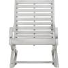 Safavieh PAT7016A Outdoor Collection Sonora Ash Grey Rocking Chair(Grey)