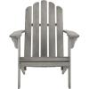 Safavieh PAT7027A Outdoor Collection Topher Teak Adirondack Chair(Grey)