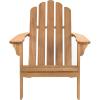 Safavieh PAT7027A Outdoor Collection Topher Teak Adirondack Chair(Natural)