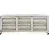 Safavieh PAT7038A Outdoor Collection Elina Teak 47.2″ Cushion Deck Box(Gray)