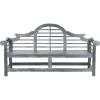 Safavieh Patio Collection Felicity Adirondack Acacia Wood Bench(Ash Grey)