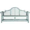 Safavieh Patio Collection Felicity Adirondack Acacia Wood Bench(Beach House Blue)