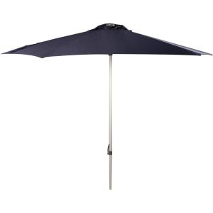 SAFAVIEH 9ft Outdoor Patio Umbrella, Round, Hurst Collection, Navy, Push up, UV Resistant for Deck, Backyard, Poolside (PAT8002C)(Navy)