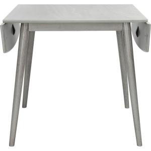 SAFAVIEH Home Collection Kaylee Drop Leaf Dining Room Table DTB1403B, Dark Grey(Dark Grey)