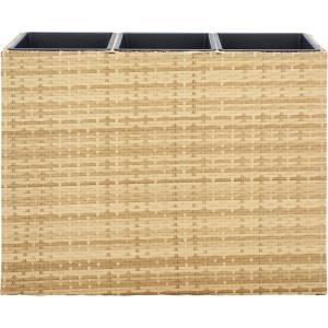 SAFAVIEH Outdoor Collection Rita Natural Woven Rectangular Flower Rack(Natural)