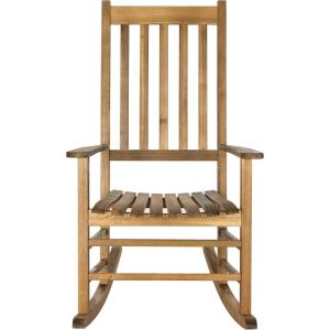 SAFAVIEH Outdoor Living Collection Shasta Rocking Chair(Teak)