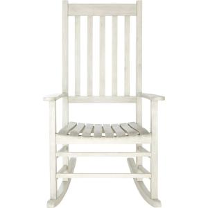 SAFAVIEH Outdoor Living Collection Shasta Rocking Chair(White)