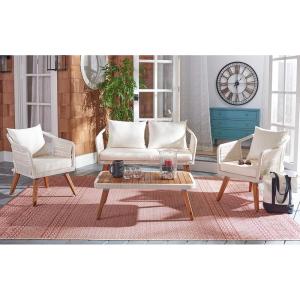 SAFAVIEH PAT7049A Collection Raldin Rope Natural(Beige / Beige)