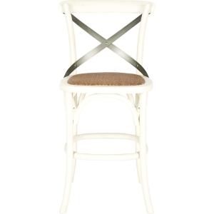 Safavieh American Homes Collection Eleanor Ivory 30.7-inch Counter Stool(Antique White)