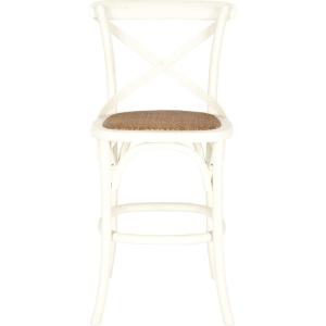 Safavieh American Homes Collection Franklin Counter Stool, Antique White(Antique White)