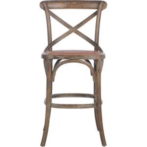 Safavieh American Homes Collection Franklin Counter Stool, Antique White(Weathered/Grey)