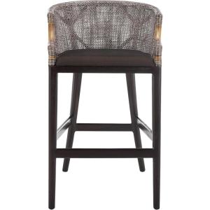 Safavieh Home Collection Brando Brown 28-inch Bar Stool(Brown/Brown)