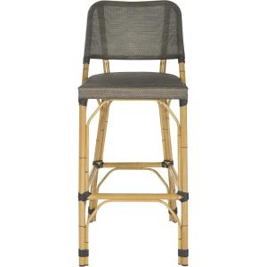 Safavieh Home Collection Deltana Beige Indoor/ Outdoor Barstool(Brown)