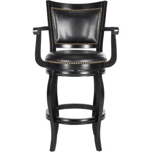 Safavieh Home Collection Gitano Sierra Brown 29-inch Bar Stool(Black)