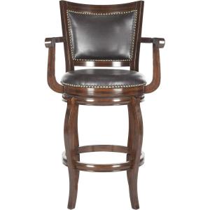 Safavieh Home Collection Gitano Sierra Brown 29-inch Bar Stool(Espresso/Brown)