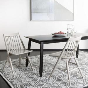 Safavieh Home Collection Wren Grey 19-inch Spindle Dining Chair (Set of 2)(Grey)