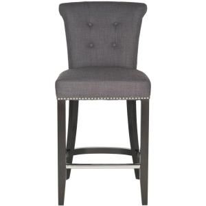 Safavieh Hudson Collection Addo Ring Counter Stool, Charcoal(Charcoal)