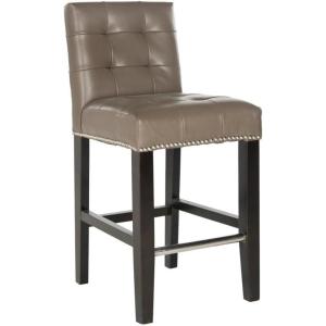 Safavieh Mercer Collection Thompson Cream Leather 25.8-inch Counter Stool(Clay)